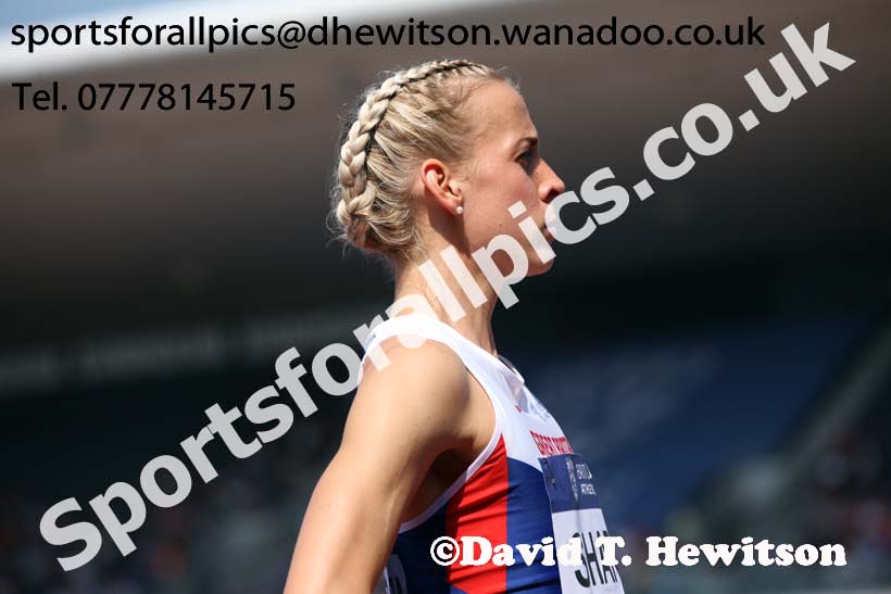 Lynsey Sharp (GB) womens 800 metres, IAAF Diamond League, Birmingham. Photo: David T. Hewitson/Sports for All Pics